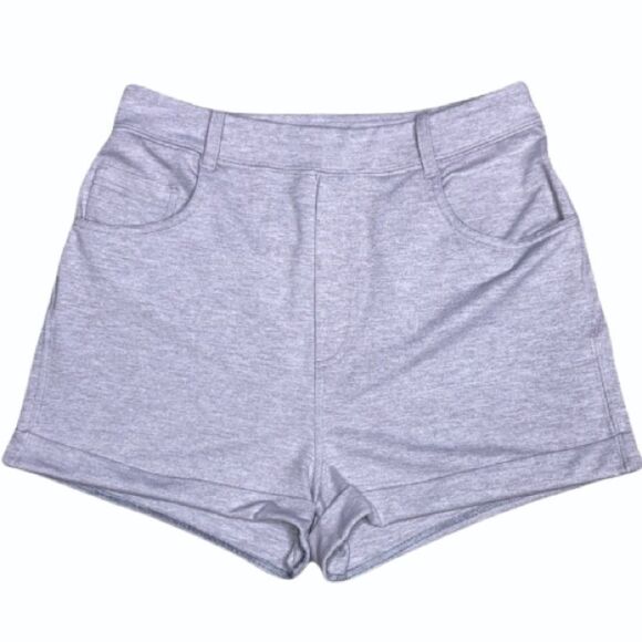 Lululemon Athletica Gray High Waist Shorts - Picture 1 of 5